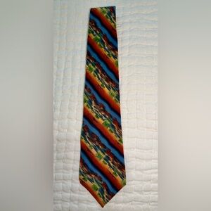 Vintage Jerry Garcia Western Desert Silk Tie